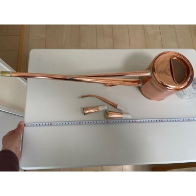 Photo2: No.YN3501  Watering Can, made of Copper  2L* (No.1002)