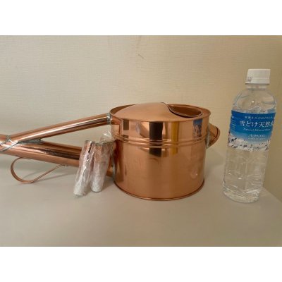 Photo4: No.YN3502  Watering Can, made of Copper  4L* (No.1003)