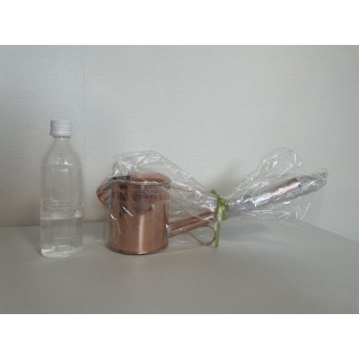 Photo1: No.NE0001  Watering Can mini, made of Copper * (No.1001)