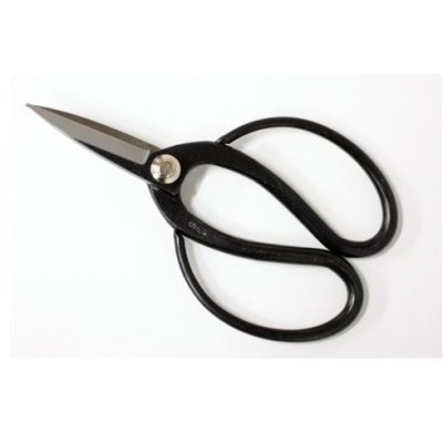 Photo1: No.3023  Stainless Long bladed bonsai scissors medium size [160mm]