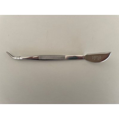 Photo2: No.0127  Bonsai Tweezers curved made of stainless steel [50g/205mm]