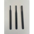 Photo2: No.0139-3pcs <br>Graving Chisel all steel, 3pcs set [380g/220mm] (2)