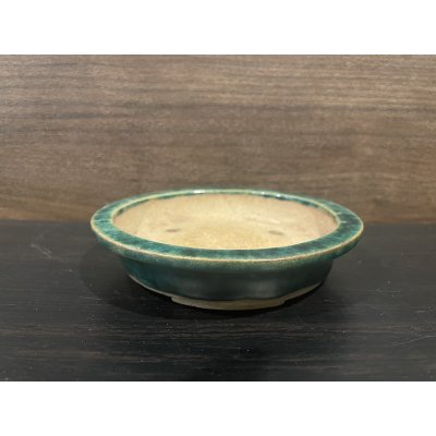Photo2: No.MH4878 Heian Tofukuji 1st, Ryokuyu Round pot