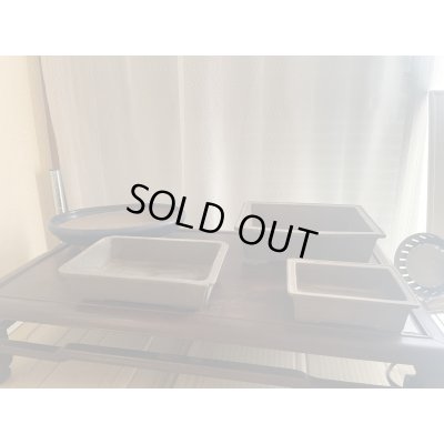 Photo1: No.TB0805  Bonsai pot, 4pcs set