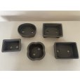 Photo3: No.12A-5A <br>Bonsai pot set, 5pcs (3)