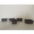 Photo2: No.12A-5A <br>Bonsai pot set, 5pcs (2)