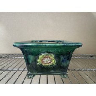 Photo4: No.FA4504  Bonsai pots by Shigeru Fukuda