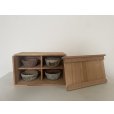 Photo1: No.TB0801 <br>Bonsai pot with wooden box (1)