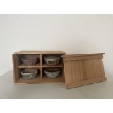 No.TB0801  Bonsai pot with wooden box