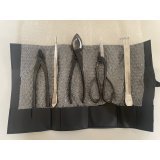 No.TB0803  Bonsai tool set with roll up case