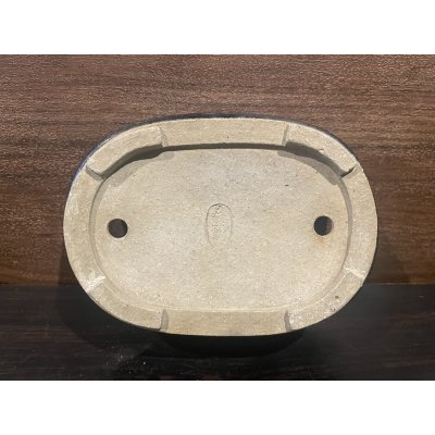 Photo7: No.MH4879 Heian Tofukuji 1st, Ruriyu oval pot