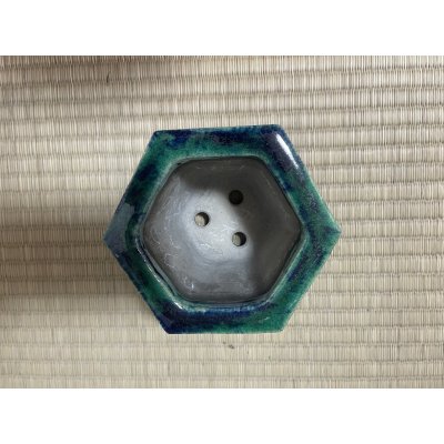 Photo1: No.FA4503  Bonsai pots by Shigeru Fukuda