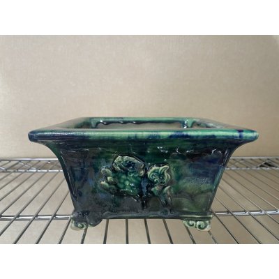 Photo7: No.FA4504  Bonsai pots by Shigeru Fukuda