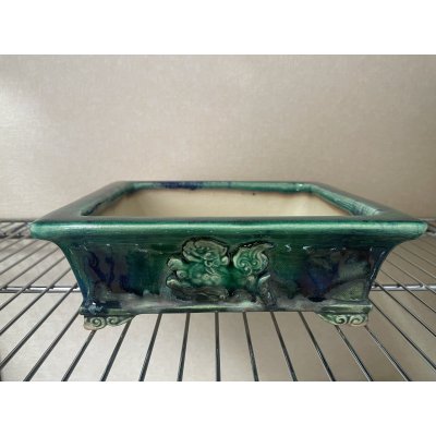 Photo1: No.FA4504  Bonsai pots by Shigeru Fukuda