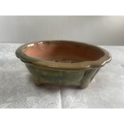 Photo1: No.MA6304  Gyozan pot (used) handmade