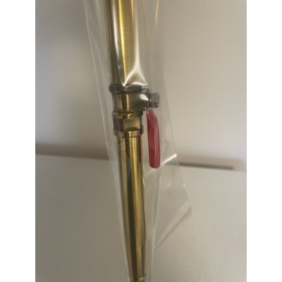 Photo1: No.TB0402  Special Brass nozzle screw type with cock L