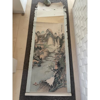 Photo1: No.MMB6602  Hanging scroll