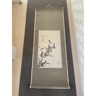 Photo1: No.MMB6603  Hanging scroll