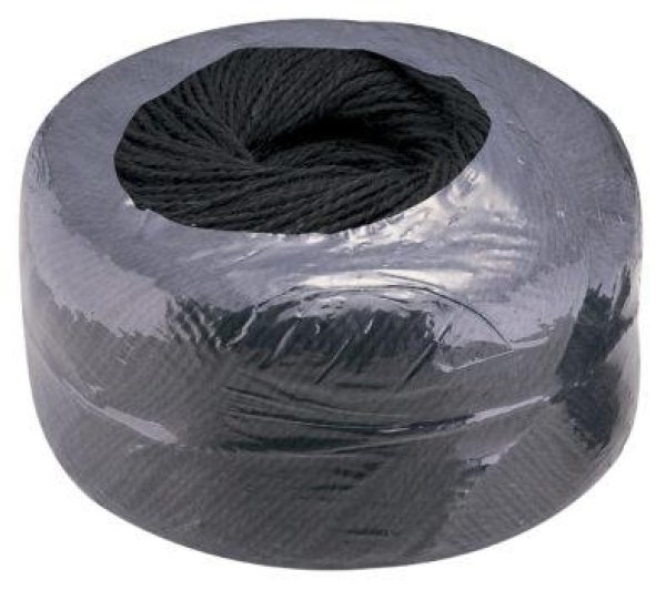 Photo1: No.1175  Hemp-palm rope black 1000M [4kg] (1)