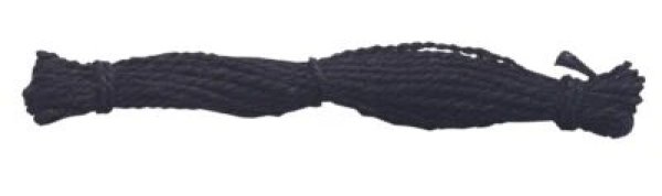 Photo1: No.1161  Hemp-palm rope black [80g] (1)