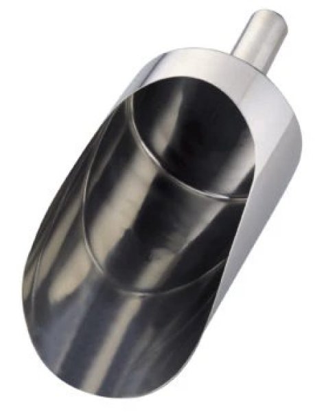 Photo1: No.2374  Stainless scoop XL [450g / 130 x 319 mm] (1)