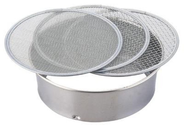 Photo1: No.1373  Stainless soil sieve 21cm [245g / 210 x 65 mm] (1)