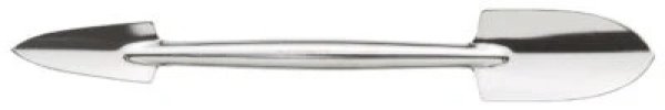 Photo1: No.1396  Stainless steel twin scoop [60g/260mm] (1)