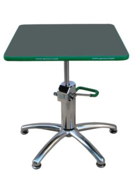 Photo1: No.M1204  Green T Plus Square table (1)