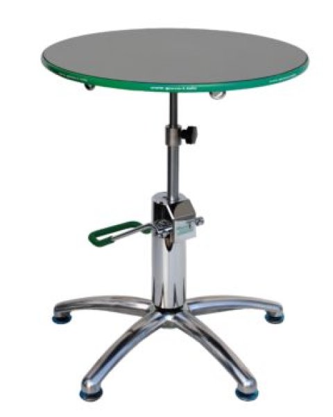 Photo1: No.M1201  Green T Basic Round table (1)