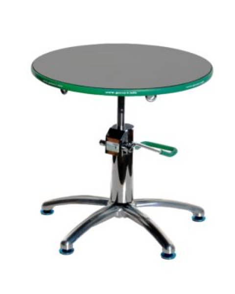 Photo1: No.M1203  Green T Plus Round table (1)