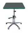 Photo1: No.M1202  Green T Basic Square table (1)