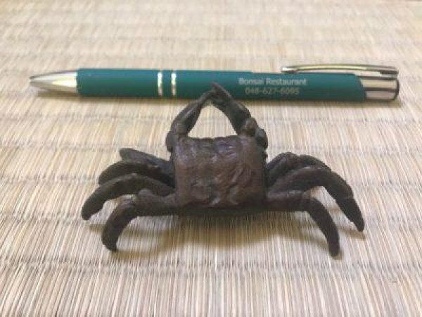 Photo1: No.TP0405  Crab, extra large bronze (1)