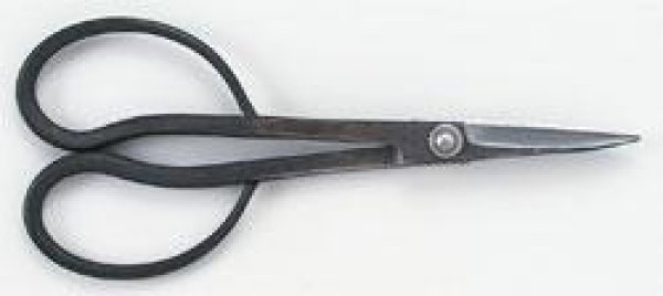 Photo1: No.60304  Left handed Azalea type shear [120g/185mm] (1)