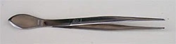 Photo1: No.60190  Stainless Tweezer w/Rake /Straight [35g/205mm] (1)