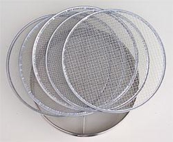 Photo1: No.60319  Stainless Soil Sieves(1,2,4,7,10 mm) [850g / 30cm] (1)