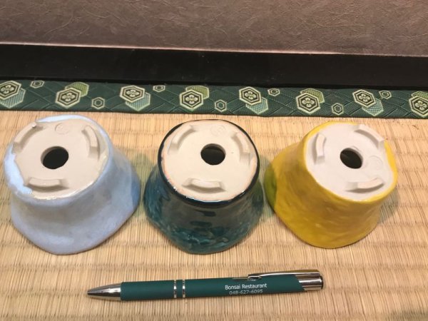 Photo2: No.MP-Maru 1  Akiyama Mame pot set, 3 pieces (2)