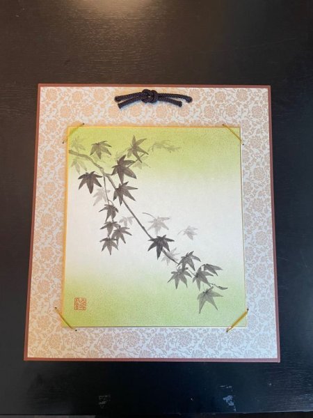 Photo1: No.HS-1003  Hanging scroll, painting (1)