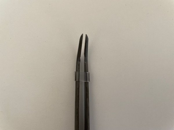 Photo3: No.0027  Bonsai Tweezers curved [50g/210mm] (3)