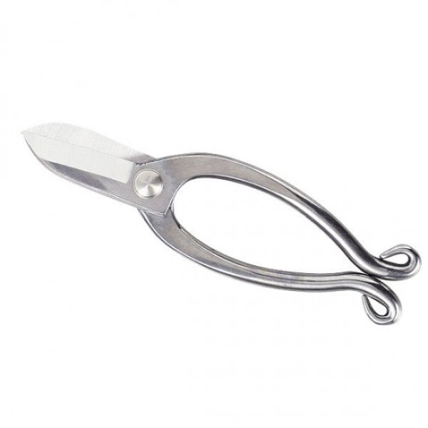 Photo1: No.3022  Stainless steel flower scissors Ikenobou type [150g/165mm] (1)