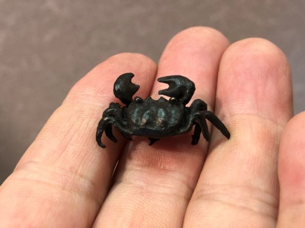 Photo5: No.ENSS0002  Crab, medium bronze (5)