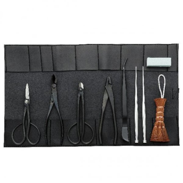 Photo1: No.2999  Small bonsai tool set 8pcs. [680g] (1)