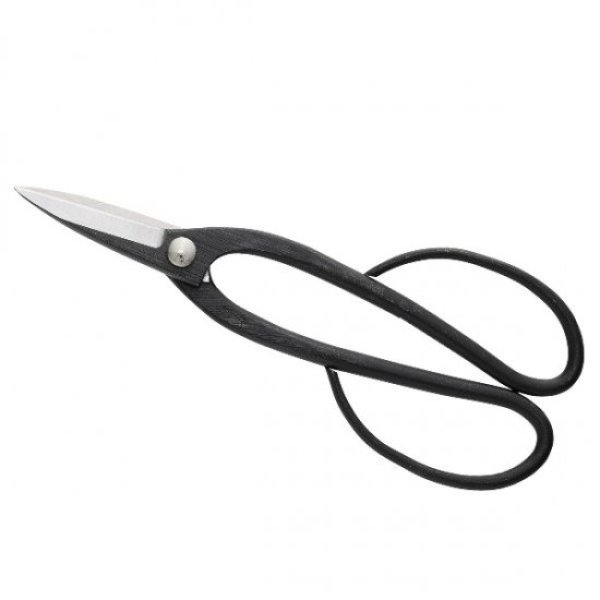 Photo1: No.2083  Professional long handled bonsai scissors aogami [163g/210mm] (1)