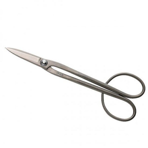 Photo1: No.2026  Fluorine nickel plating twig scissors [120g/210mm] (1)