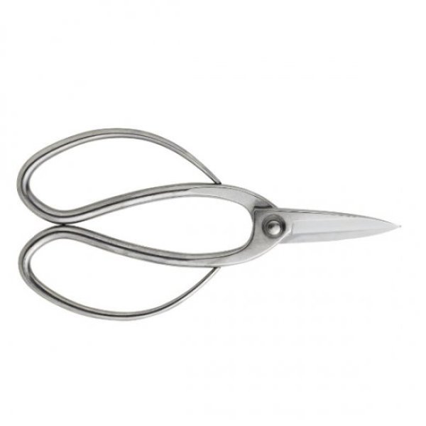 Photo1: No.3013  Stainless steel bonsai scissors [145g/180mm] (1)