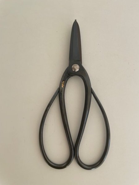 Photo3: No.0351  Custom made Trimming shears (Made to order)* [140g/180mm] (3)