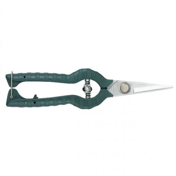 Photo1: No.3032  Stainless steel gardening scissors [91g/195mm] (1)