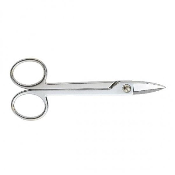 Photo1: No.2048  C.P wire cutter mini scissors type [42g/115mm] (1)