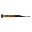 Photo1: No.2309  Wooden pattern grafting chisel 3.0mm [74g/205mm] (1)