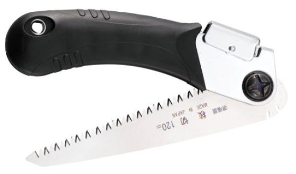 Photo1: No.2460  Folding pruning saw 120mm [140g] (1)