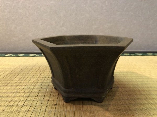 Photo1: No.EB0081  Used pot (1)